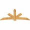 Ekena Millwork Alberta Rough Sawn Timber Gable Bracket, Western Red Cedar, 72"W x 39"H x 2"D x 6"F, 13/12 Pitch GBW072X39X0206ALB00RWR - alternate 4
